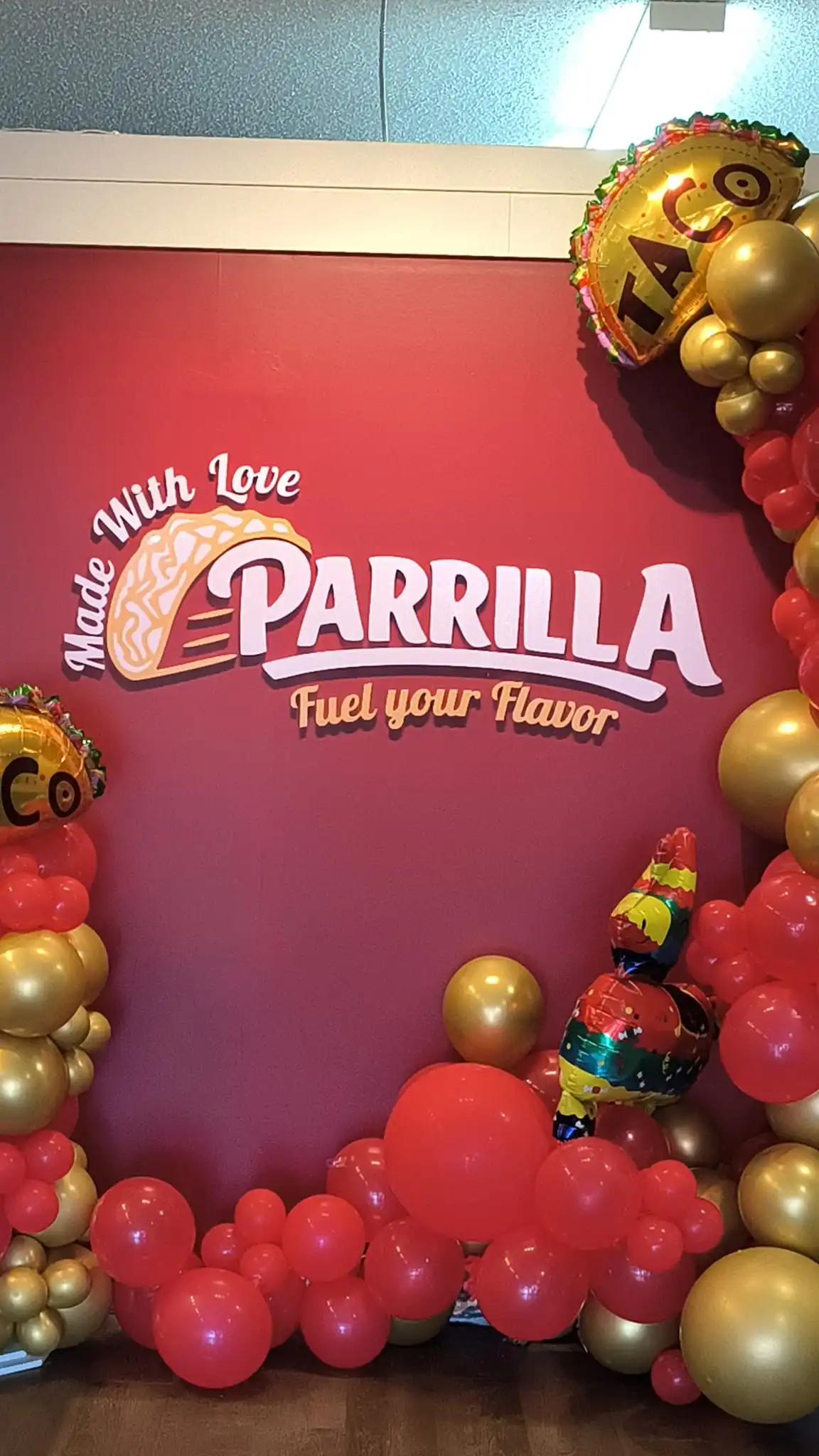 Parrilla Inc Mexican restaurant storefront on 48 Avenue in Camrose, AB