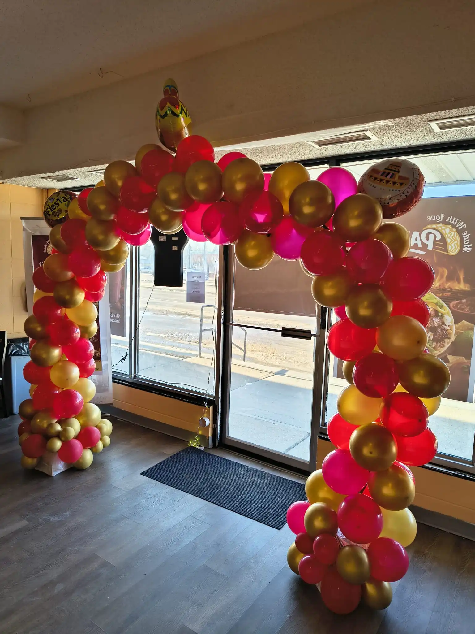 Customer area at Parrilla Inc Mexican restaurant in Camrose, AB